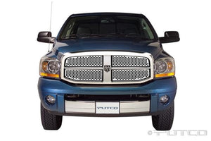 Replacement Punch Stainless Steel Grilles 06-08 Dodge Ram 1500 2500 3500