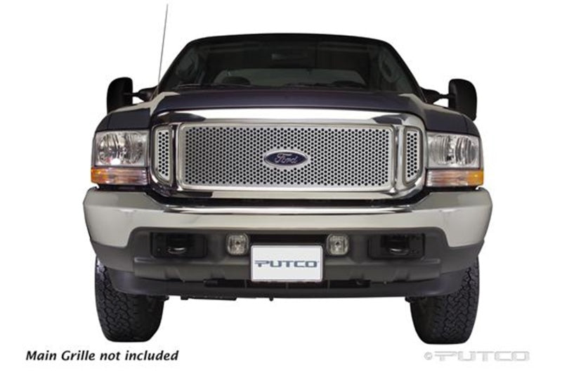 Side Vents Only Punch Stainless Steel Grilles 99-04 Ford F-250 F-350