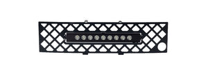 Bumper Grille Insert w/ 10in Luminix Light Bar 11-14 Ford F-150