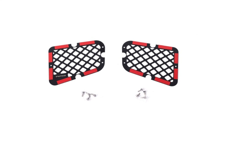 2pc Front Bumper Grille Inser 2013-17-18 Jeep Wrangler JK