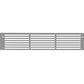 Bar Style Polished SS Bumper Grille Inserts 18-20 Ford F-150