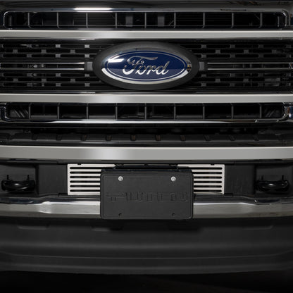 Polished SS Hex Shield Design Bumper Grille 23-24 Ford F-350 F-250