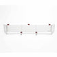 Stainless Steel Bar Style Bumper Grille Inserts 11-19 Dodge Ram 1500 2500 3500
