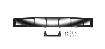 Stainless Steel Black Bar Design Bumper Grille Inserts 15-17 Ford F-150