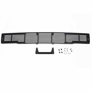 Stainless Steel Black Bar Design Bumper Grille Inserts 15-17 Ford F-150