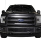 Stainless Steel Black Bar Design Bumper Grille Inserts 15-17 Ford F-150