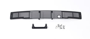 Black Bar Design w/ Heater Plug Bumper Grille Inserts 15-17 Ford F-150