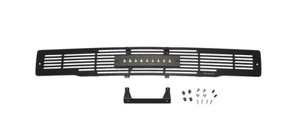 Bumper Grille Inserts w/10in Luminix Light Bar 15-17 Ford F-150