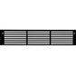 Black Bumper Grille Inserts 18-20 Ford F-150