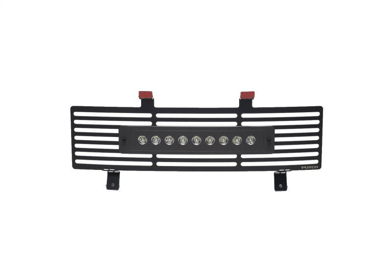 Bumper Grille Inserts w/ 10in Luminix Light Bar 11-16 Ford F-250 F-350