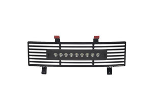 Bumper Grille Inserts w/ 10in Luminix Light Bar 11-16 Ford F-250 F-350