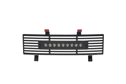 Bumper Grille Inserts w/ 10in Luminix Light Bar 11-16 Ford F-250 F-350