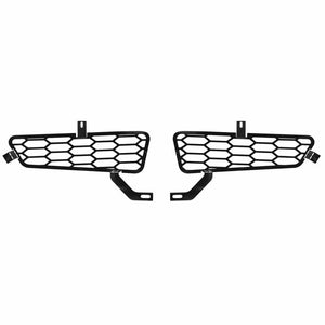 Hex Style - Black Bumper Grille Inserts 17-20 Ford F-150