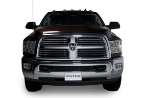 BLACK Stainless Steel - Bumper Grille Inserts 11-19 Dodge Ram 2500 3500