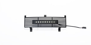 Bumper Grille Insert w/ Curved Flush 10in Light Bar 15-19 Chevy Silverado GMC Sierra 2500 3500 HD