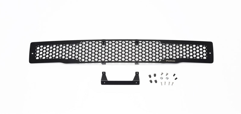 Black Punch Design Bumper Grille Inserts 15-17 Ford F-150