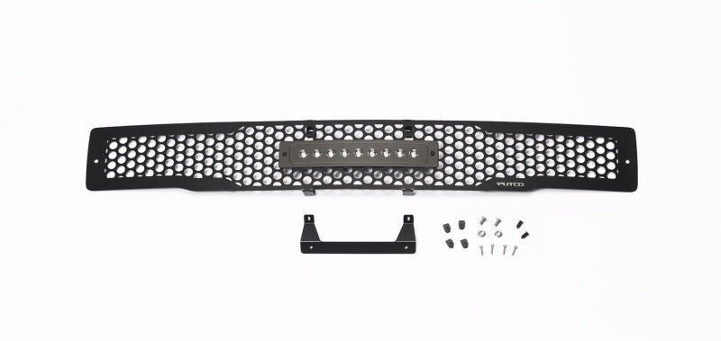 Bumper Grille Inserts w/ 10in Luminix Light bar 15-17 Ford F-150