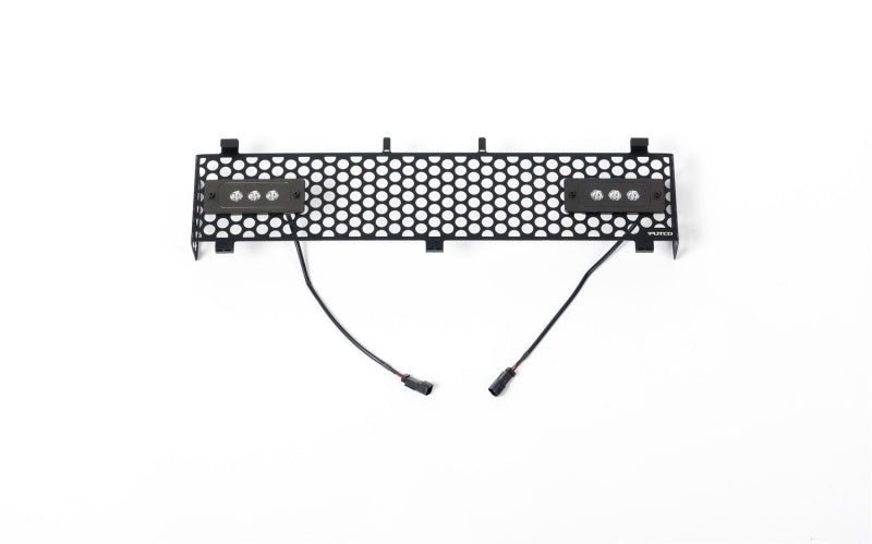 Bumper Grille Inserts w/ Qty 2 - 6in Light bars 11-16 Ford F-250 F-350