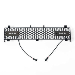 Bumper Grille Inserts w/ Qty 2 - 6in Light bars 11-16 Ford F-250 F-350