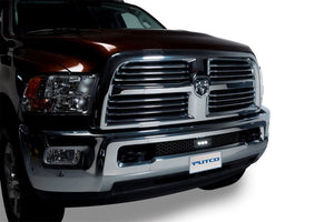 Bumper Grille (10in Luminix Light Bar)(Black) 11-19 Dodge Ram 1500 2500 3500
