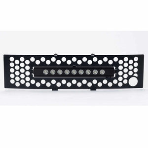 Bumper Grille Insert w/ 10in Luminix Light Bar 11-14 Ford F-150