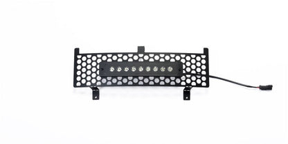 Bumper Grille Insert w/ Curved Flush 10in Light Bar 15-19 Chevy Silverado GMC Sierra 2500 3500 HD