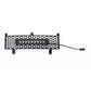 Bumper Grille Insert w/ Curved Flush 10in Light Bar 15-19 Chevy Silverado GMC Sierra 2500 3500 HD