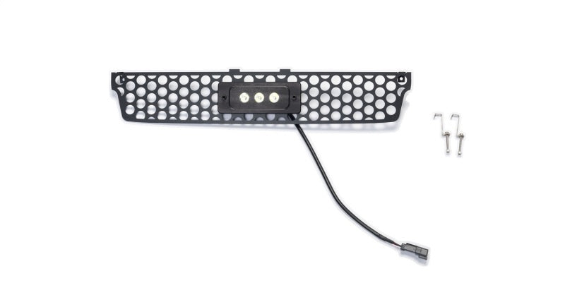 Bumper Grille Insert w/Flush 6in Luminix Lightbar 15-19 GMC Sierra 2500 3500 HD