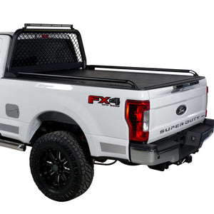 Black 8ft Bed Locker Side Rails 17-24 Ford F-350 F-250 F-450 Super Duty