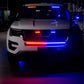 12In. Pair Red / White E-Blades Light Bars Universal
