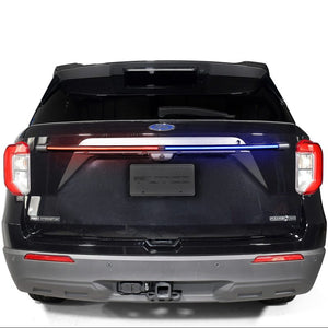 36In. Red / Blue E-Blades Light Bars Universal for Vehicles