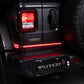 18in Split Red Light Blade Direct Fit Kit Red/White Universal