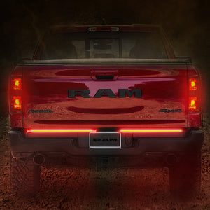 18in Split Red Light Blade Direct Fit Kit Red/White Universal