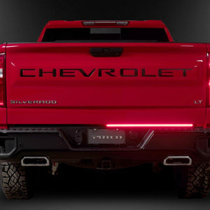 60in. Red Light Blade Direct Fit Kit Red 19-20 Chevy Silverado, GMC Sierra 1500 2500 3500 HD
