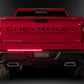 48In Direct Fit Red Blade Kit Tailgate Bars 23-25 GMC Canyon