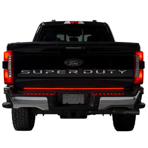 60in. Red Blade Kit Tailgate Bars w/ LED Taillamps 23-24 Ford F-350 F-250