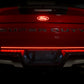 60in. Red Blade Kit Tailgate Bars w/ LED Taillamps 23-24 Ford F-350 F-250
