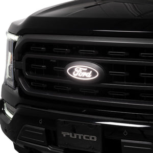 Front Luminix Ford LED Emblem w/Camera CutOut 23-24 Ford F-150 Lightning