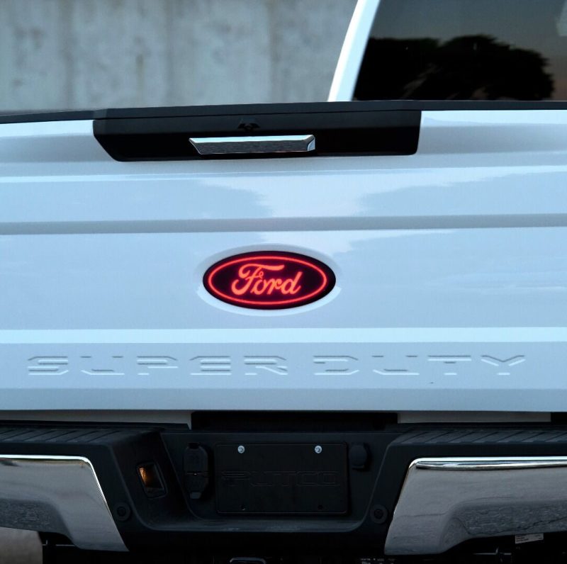 Rear Luminix Ford LED Emblem 17-19 Ford F-250 F-350 F-450 Super Duty