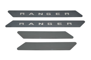 4pcs Black Platinum Door Sills 19-25 Ford Ranger
