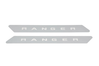 Ranger Logo Stainless Steel Door Sill Plates Kit 19-25 Ford Ranger