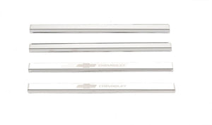 CHEVROLET Etching SS Door Sill Plates 14-19 Chevy Silverado GMC Sierra 1500 2500 3500 HD