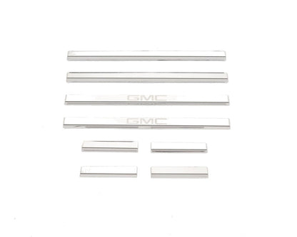GMC Etching SS Door Sills 14-19 GMC Sierra 1500 2500 3500 HD