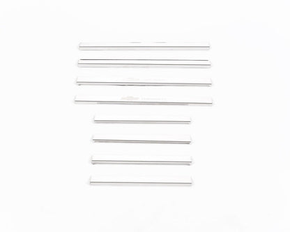 8pcs Stainless Steel Door Sills 14-19 Chevy Silverado 1500 2500 3500 HD