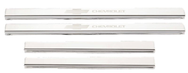 Chevrolet Etching SS Door Sills 19-25 Chevy Silverado 1500 2500 3500 HD