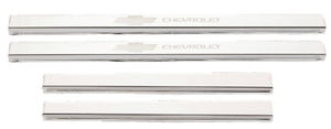 Chevrolet Etching SS Door Sills 19-25 Chevy Silverado 1500 2500 3500 HD