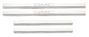 4pc w/ GMC Etching SS Door Sills 20-25 GMC Sierra 1500 2500 3500 HD