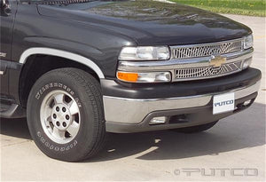 Half w/o Flares Stainless Steel Fender Trim 88-99 Chevy Silverado GMC Sierra C/K Suburba 1500 2500 3500 HD