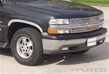 Half w/o Flares Stainless Steel Fender Trim 88-99 Chevy Silverado GMC Sierra C/K Suburba 1500 2500 3500 HD
