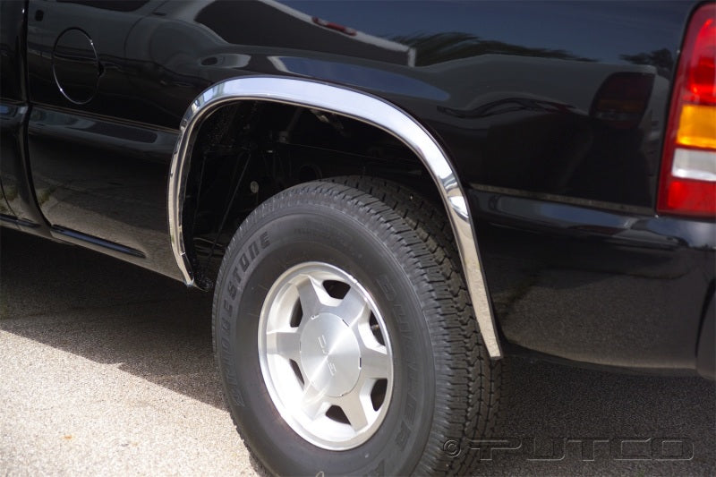 1.5in. WStainless Steel Fender Trim 99-07 Chevy Silverado, GMC Sierra 1500 2500 3500 HD